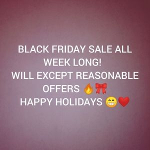 🔥❤️BLACK FRIDAY SALE❤️🔥